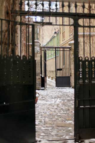 Iron gates in Paris